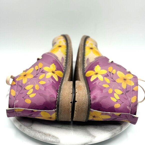 Goby Autumn Flowers Ankle Boots Women's Size US 7.5/ EU 38 Handmade Style PH215 - Picture 6 of 8